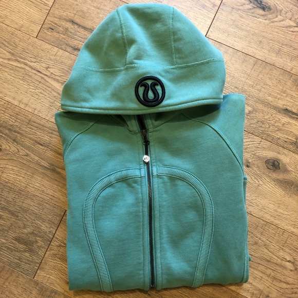 lululemon athletica Tops - Lululemon Scuba Hoodie II Vintage Green